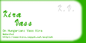 kira vass business card